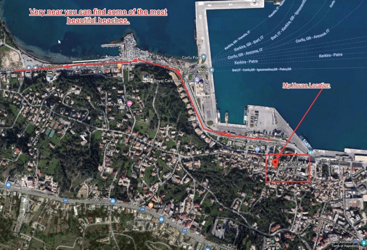 Filoxenos Houses Corfu Island Mantouki ภายนอก รูปภาพ